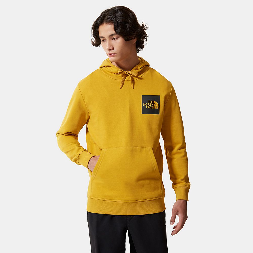 The North Face Hoodie Mens Australia - The North Face Fine Yellow (BKY-289176)